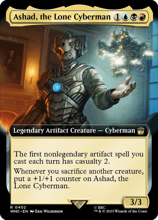 Image for Ashad, the Lone Cyberman (Extended Art) (402) (Universes Beyond: Doctor Who) - Magic: The Gathering
