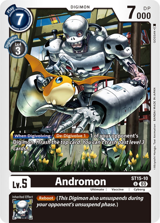 Image for Andromon (ST15-10 U) (Starter Deck 15: Dragon of Courage) - Digimon Card Game