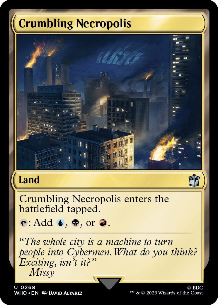 Image for Crumbling Necropolis (268) (Universes Beyond: Doctor Who) - Magic: The Gathering