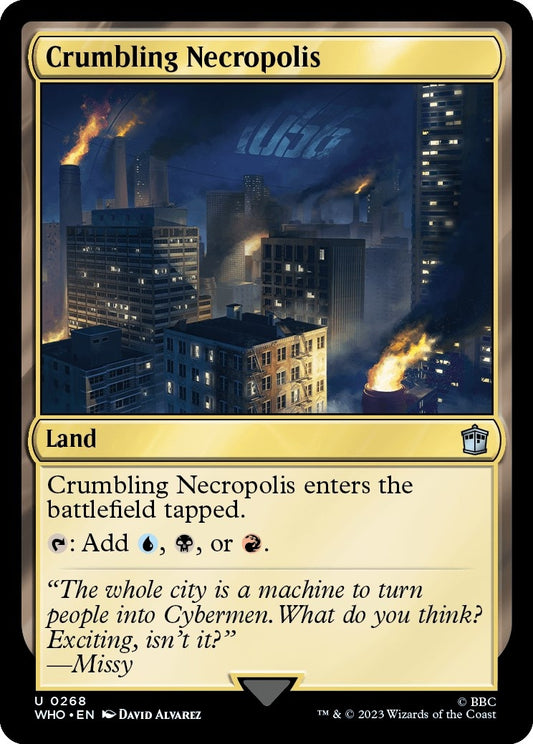 Image for Crumbling Necropolis (268) (Universes Beyond: Doctor Who) - Magic: The Gathering