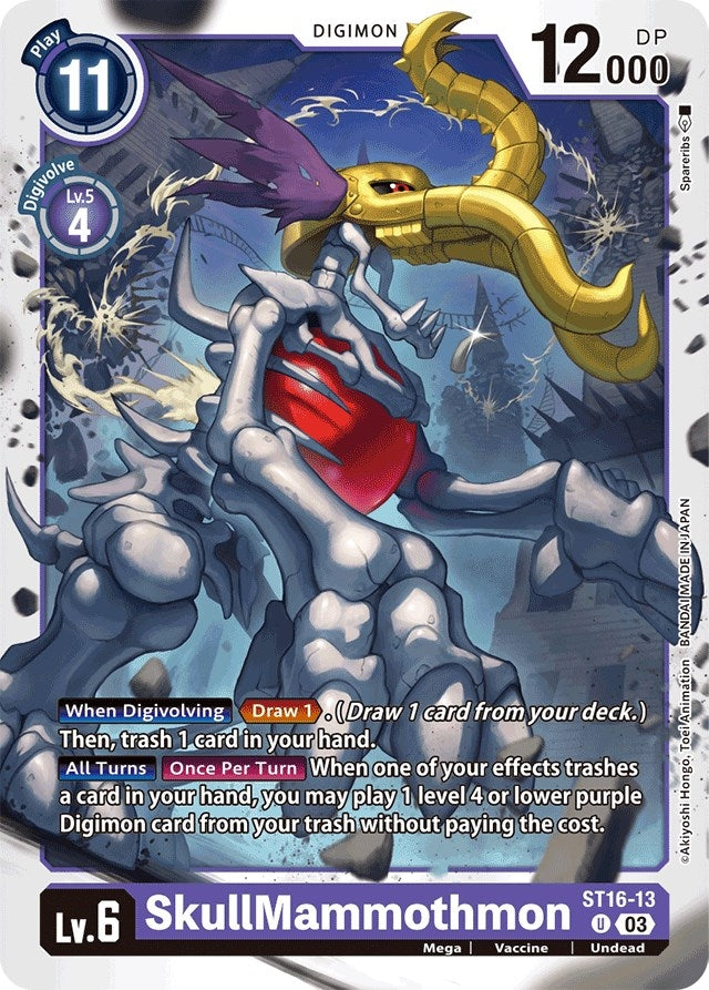 Image for SkullMammothmon (ST16-13 U) (Starter Deck 16: Wolf of Friendship) - Digimon Card Game