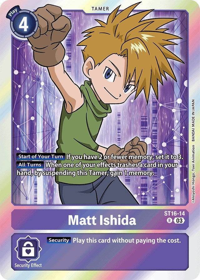 Image for Matt Ishida (ST16-14 R) (Starter Deck 16: Wolf of Friendship) - Digimon Card Game