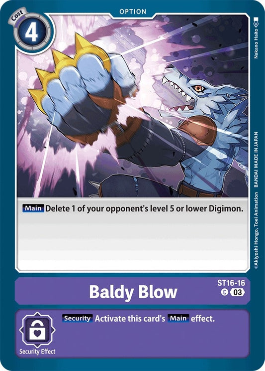 Image for Baldy Blow (ST16-16 C) (Starter Deck 16: Wolf of Friendship) - Digimon Card Game
