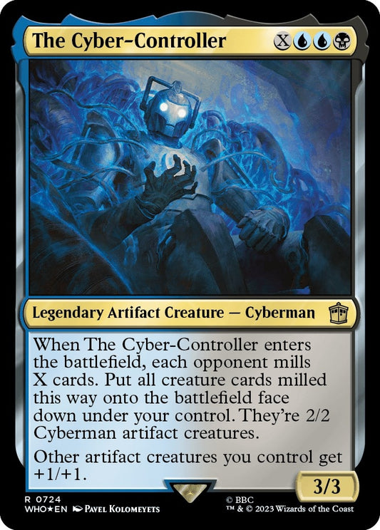 Image for The Cyber-Controller (Surge Foil) (724) (Universes Beyond: Doctor Who) - Magic: The Gathering