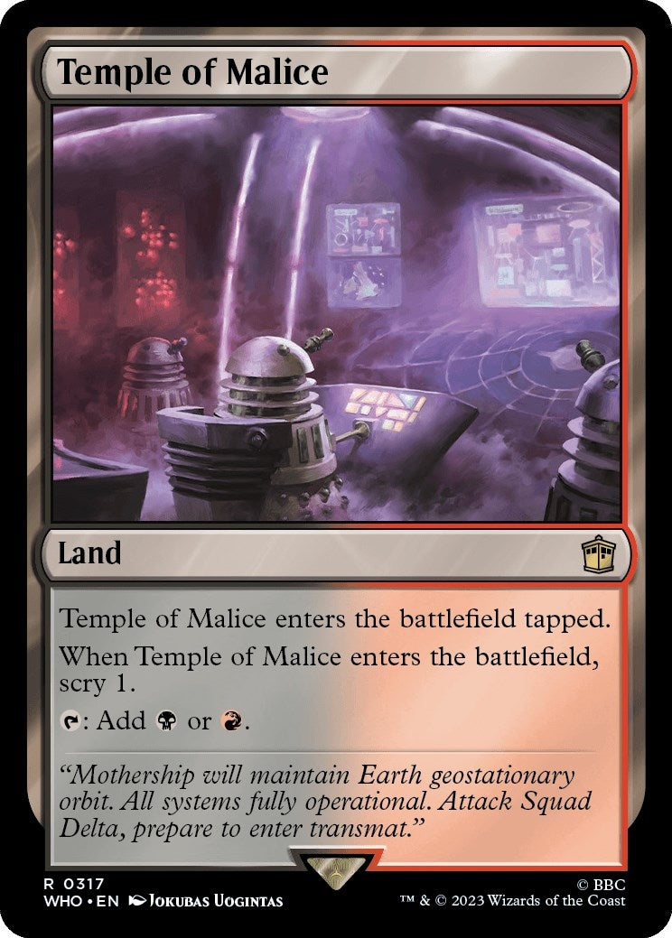 Image for Temple of Malice (317) (Universes Beyond: Doctor Who) - Magic: The Gathering