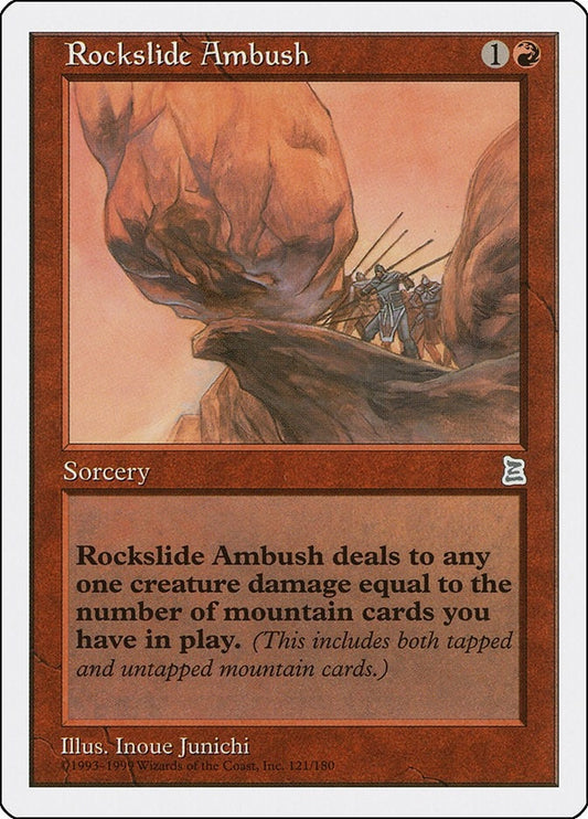 Image for Rockslide Ambush (121) (Portal Three Kingdoms) - Magic: The Gathering