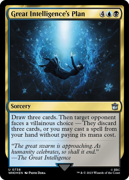 Image for Great Intelligence's Plan (Surge Foil) (738) (Universes Beyond: Doctor Who) - Magic: The Gathering
