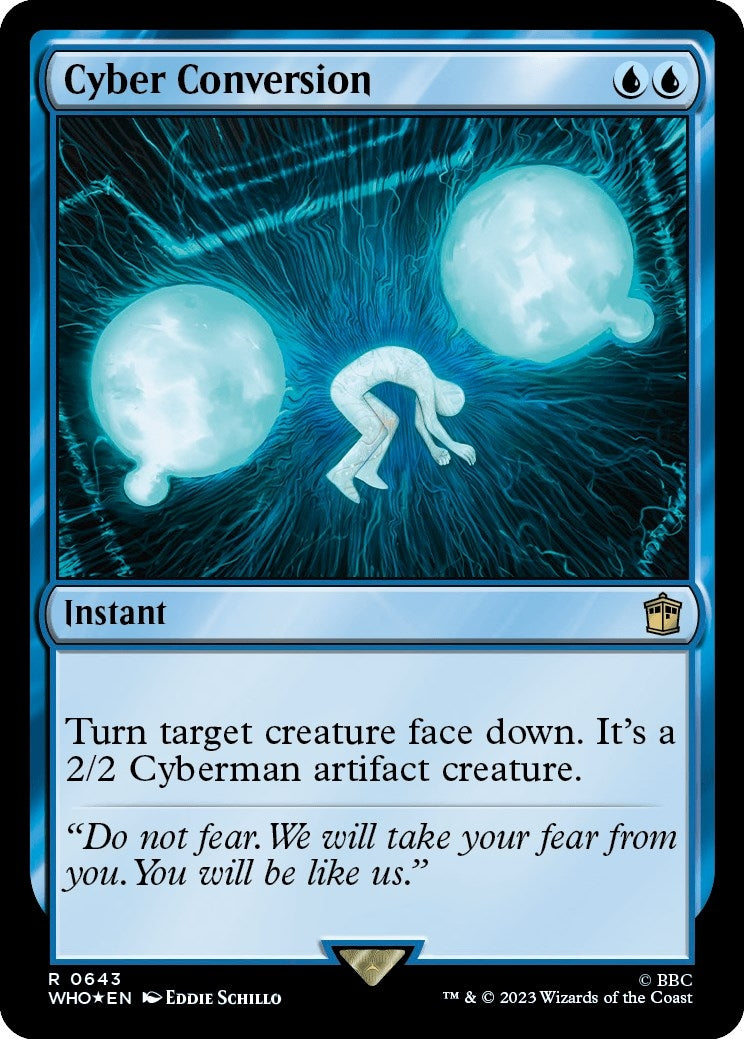 Image for Cyber Conversion (Surge Foil) (643) (Universes Beyond: Doctor Who) - Magic: The Gathering
