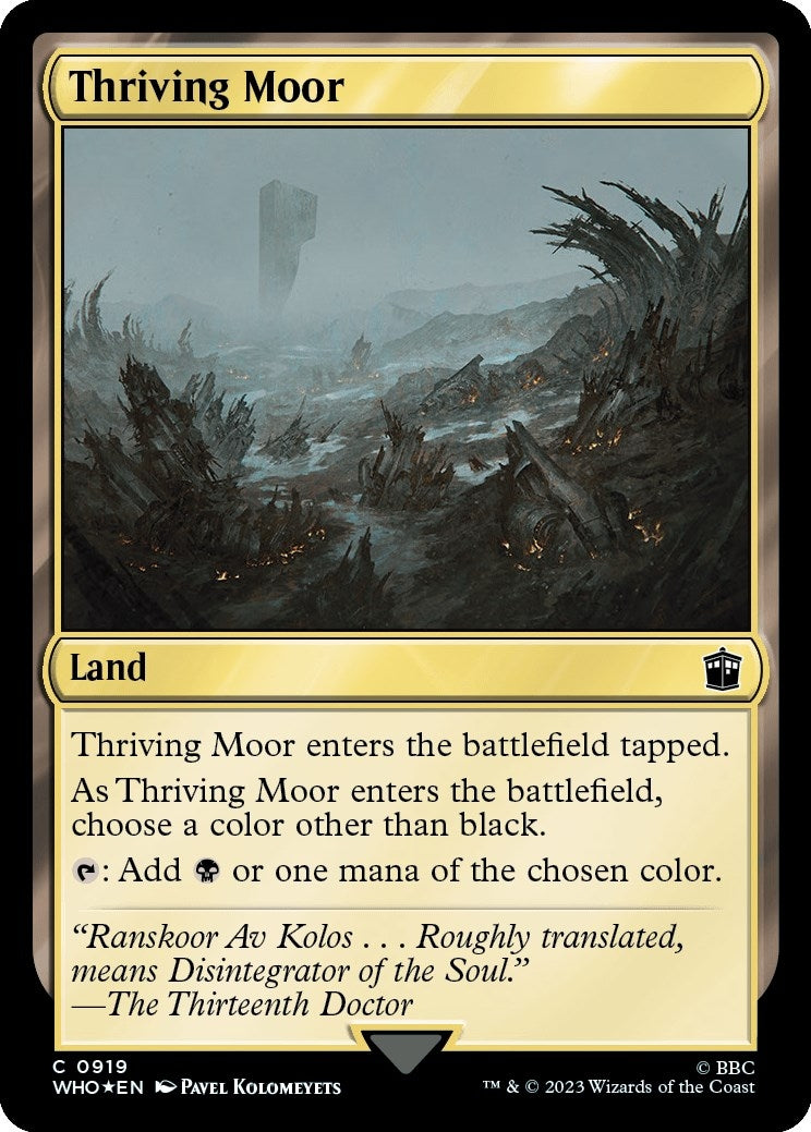 Image for Thriving Moor (Surge Foil) (919) (Universes Beyond: Doctor Who) - Magic: The Gathering