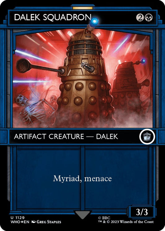 Image for Dalek Squadron (Showcase) (Surge Foil) (1129) (Universes Beyond: Doctor Who) - Magic: The Gathering