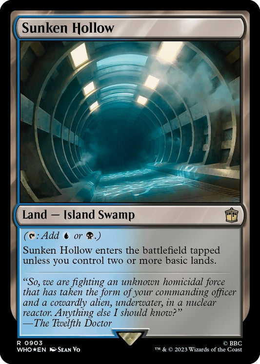 Image for Sunken Hollow (Surge Foil) (903) (Universes Beyond: Doctor Who) - Magic: The Gathering