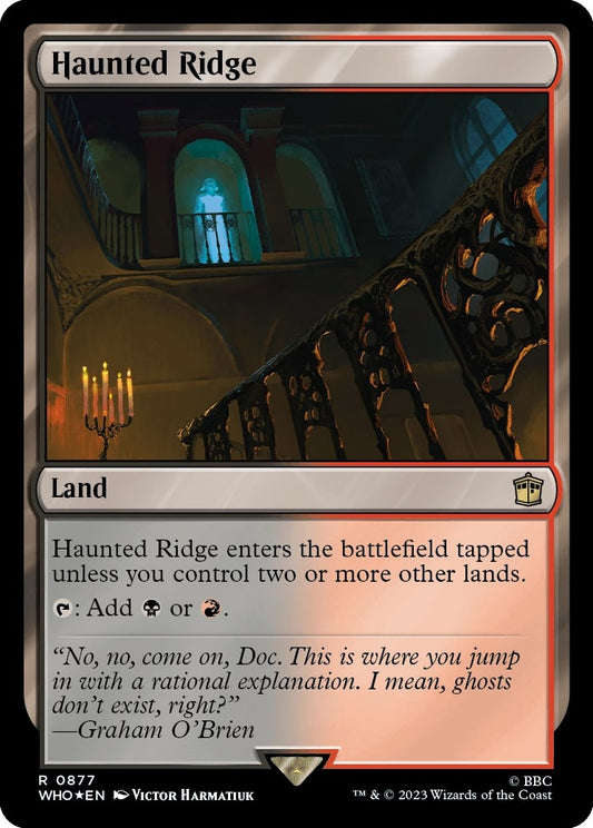 Image for Haunted Ridge (Surge Foil) (877) (Universes Beyond: Doctor Who) - Magic: The Gathering