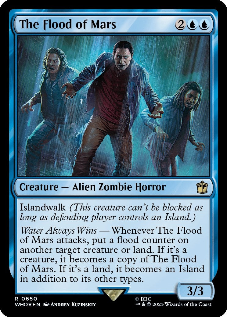 Image for The Flood of Mars (Surge Foil) (650) (Universes Beyond: Doctor Who) - Magic: The Gathering