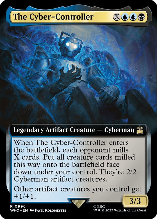 Image for The Cyber-Controller (Extended Art) (Surge Foil) (996) (Universes Beyond: Doctor Who) - Magic: The Gathering