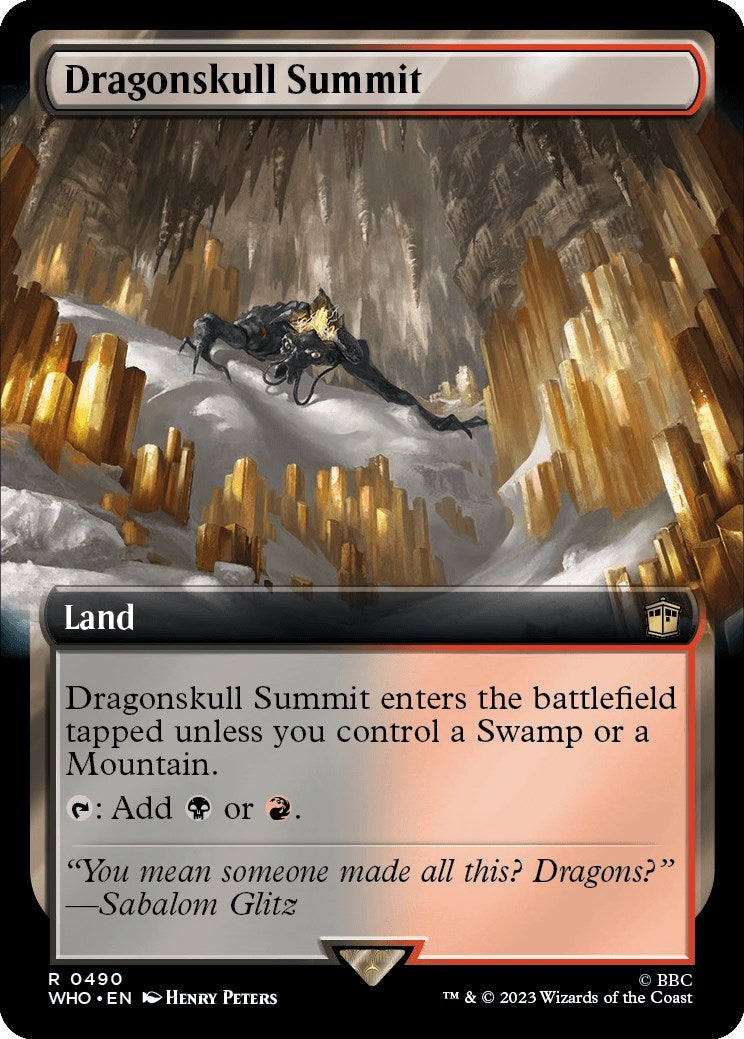 Image for Dragonskull Summit (Extended Art) (490) (Universes Beyond: Doctor Who) - Magic: The Gathering