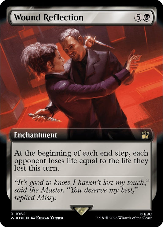 Image for Wound Reflection (Extended Art) (Surge Foil) (1062) (Universes Beyond: Doctor Who) - Magic: The Gathering
