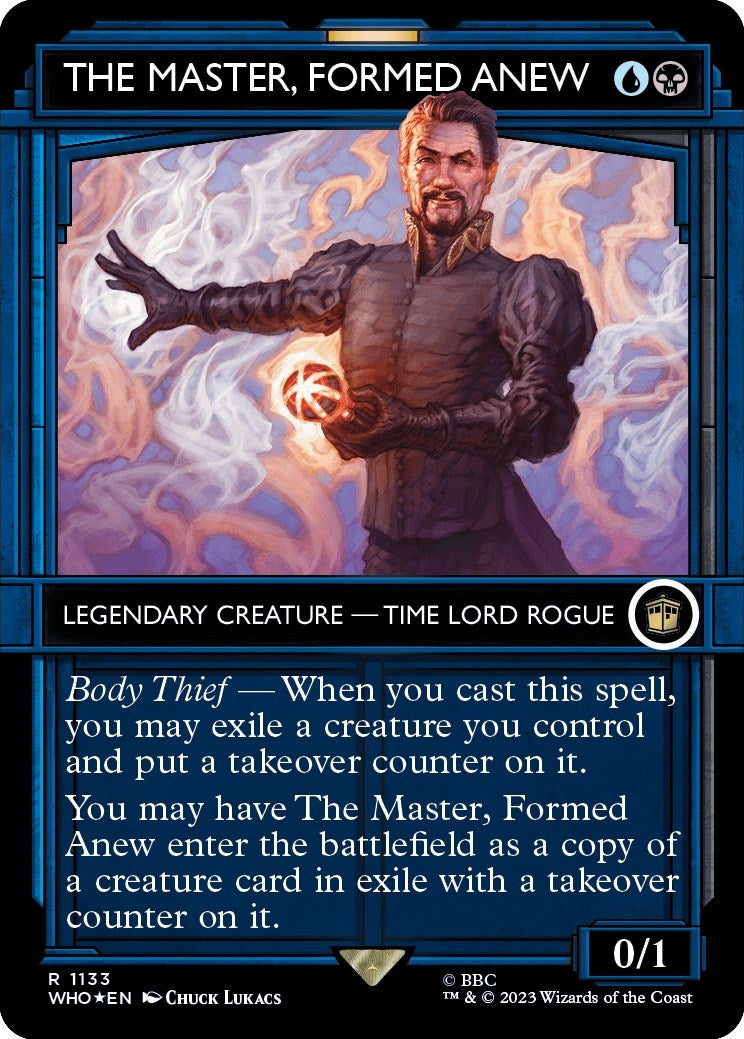 Image for The Master, Formed Anew (Showcase) (Surge Foil) (1133) (Universes Beyond: Doctor Who) - Magic: The Gathering