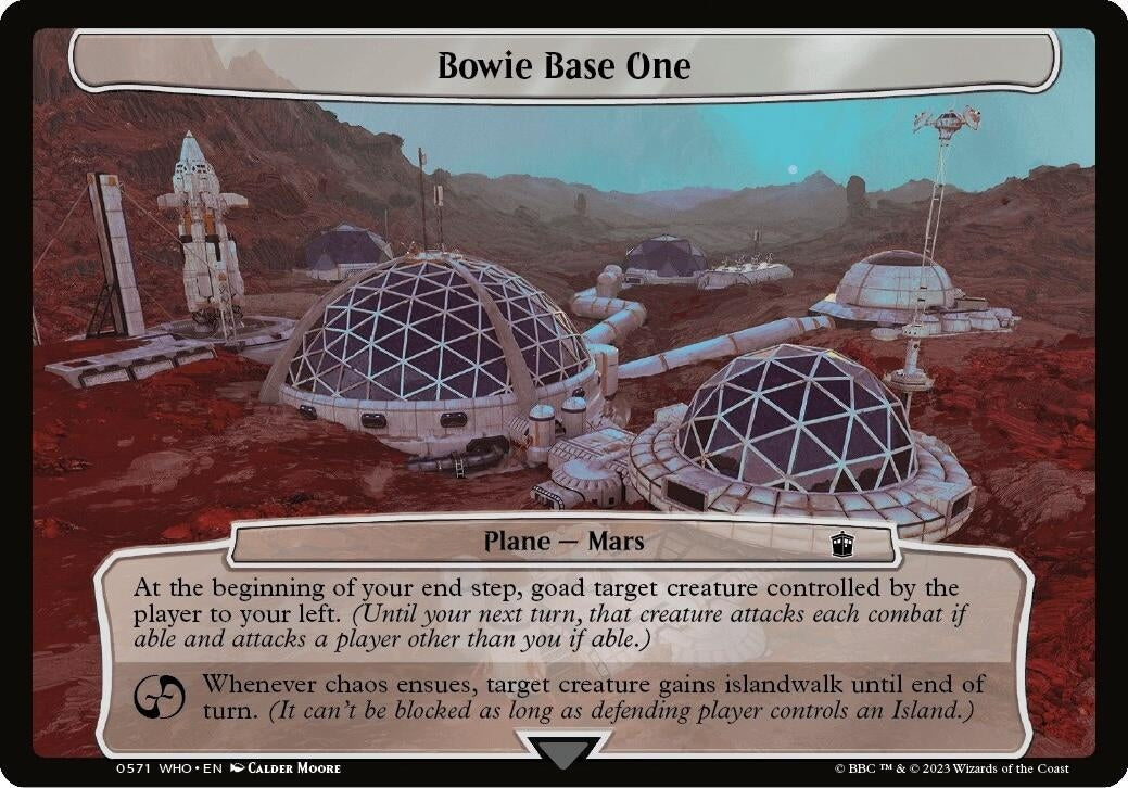 Image for Bowie Base One (571) (Planechase: Universes Beyond: Doctor Who) - Magic: The Gathering