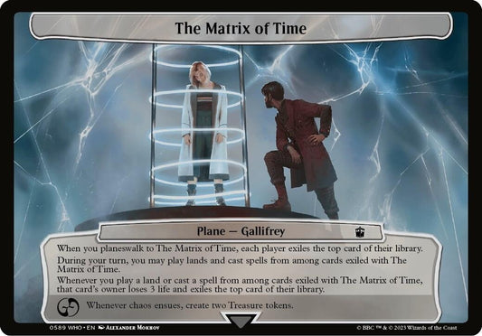 Image for The Matrix of Time (589) (Planechase: Universes Beyond: Doctor Who) - Magic: The Gathering