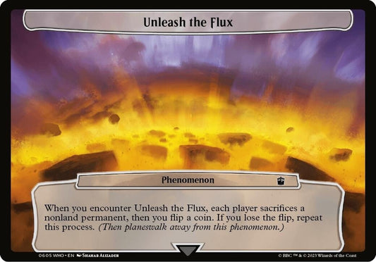Image for Unleash the Flux (605) (Planechase: Universes Beyond: Doctor Who) - Magic: The Gathering