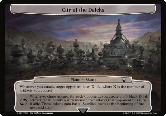Image for City of the Daleks (575) (Planechase: Universes Beyond: Doctor Who) - Magic: The Gathering