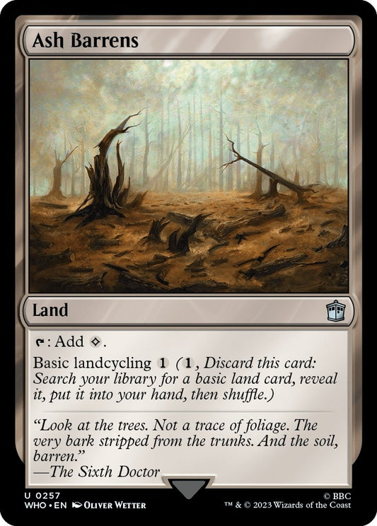 Image for Ash Barrens (257) (Universes Beyond: Doctor Who) - Magic: The Gathering