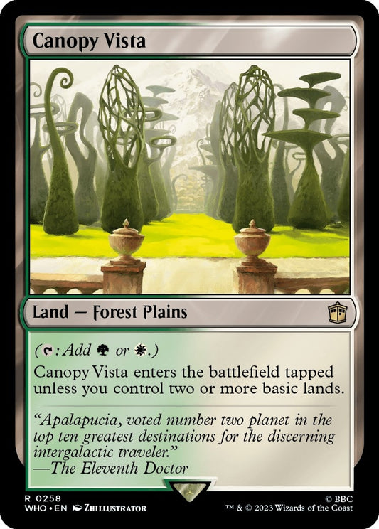 Image for Canopy Vista (258) (Universes Beyond: Doctor Who) - Magic: The Gathering