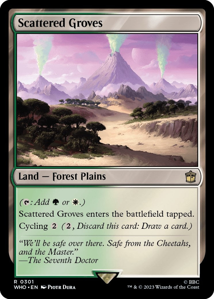 Image for Scattered Groves (301) (Universes Beyond: Doctor Who) - Magic: The Gathering