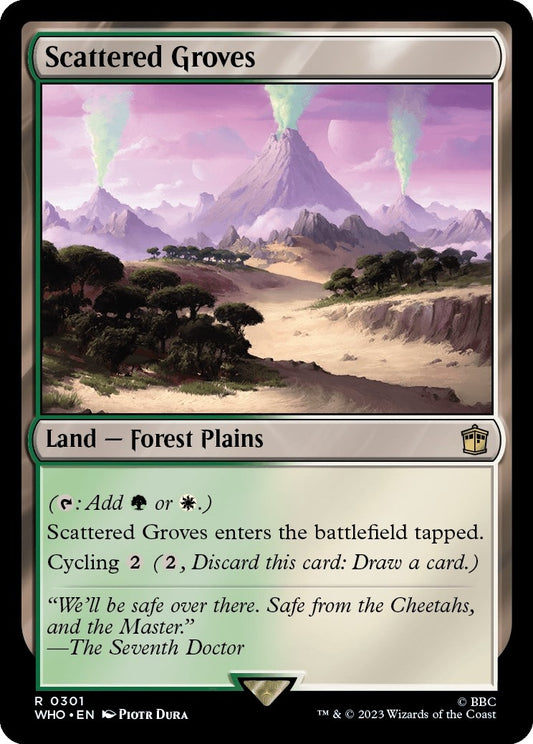 Image for Scattered Groves (301) (Universes Beyond: Doctor Who) - Magic: The Gathering