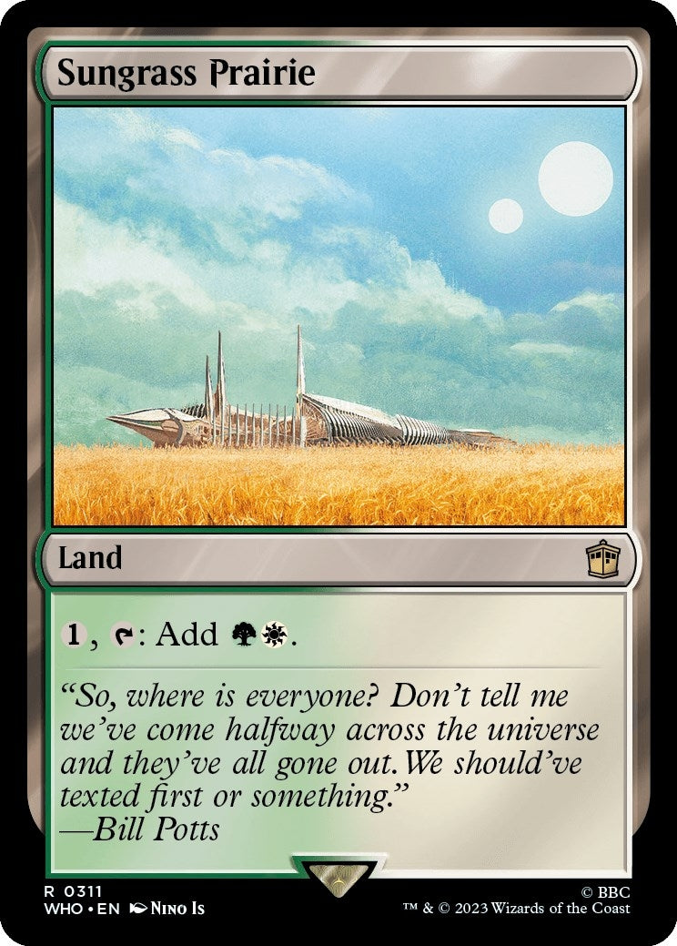 Image for Sungrass Prairie (311) (Universes Beyond: Doctor Who) - Magic: The Gathering
