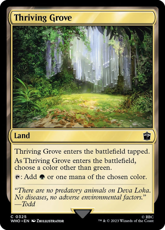 Image for Thriving Grove (325) (Universes Beyond: Doctor Who) - Magic: The Gathering