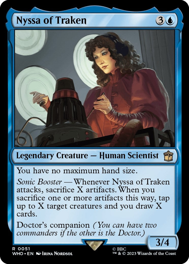 Image for Nyssa of Traken (51) (Universes Beyond: Doctor Who) - Magic: The Gathering
