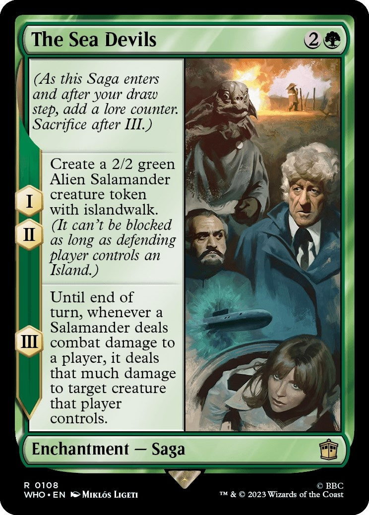 Image for The Sea Devils (108) (Universes Beyond: Doctor Who) - Magic: The Gathering