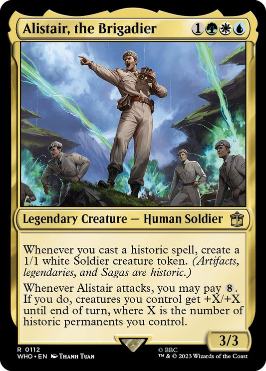Image for Alistair, the Brigadier (112) (Universes Beyond: Doctor Who) - Magic: The Gathering