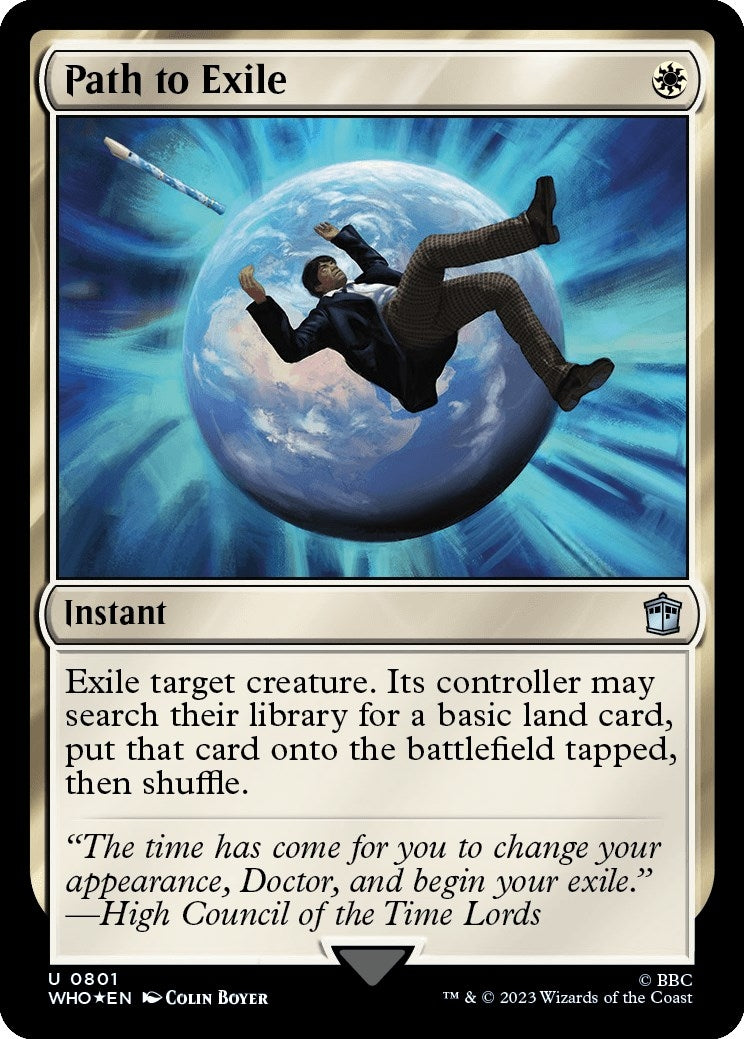 Image for Path to Exile (Surge Foil) (801) (Universes Beyond: Doctor Who) - Magic: The Gathering