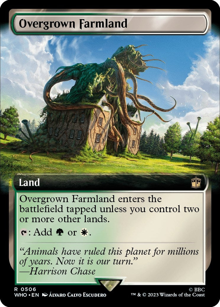 Image for Overgrown Farmland (Extended Art) (506) (Universes Beyond: Doctor Who) - Magic: The Gathering