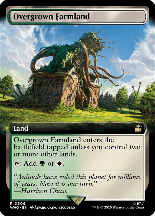 Image for Overgrown Farmland (Extended Art) (506) (Universes Beyond: Doctor Who) - Magic: The Gathering