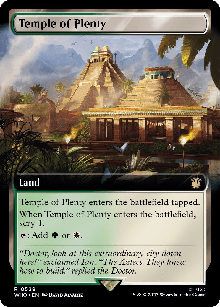 Image for Temple of Plenty (Extended Art) (529) (Universes Beyond: Doctor Who) - Magic: The Gathering