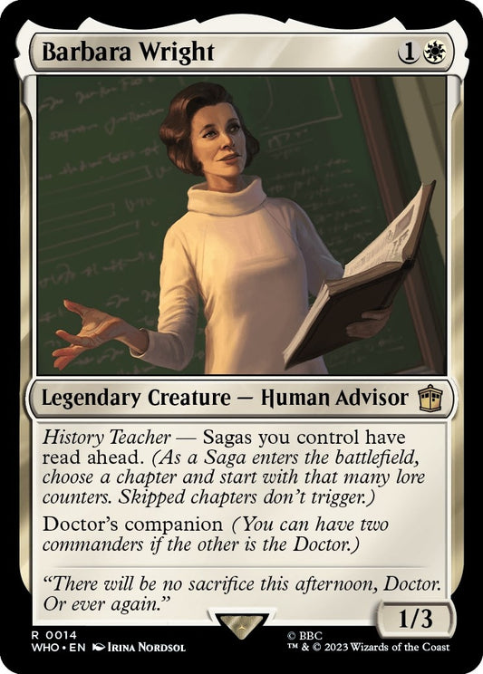 Image for Barbara Wright (14) (Universes Beyond: Doctor Who) - Magic: The Gathering