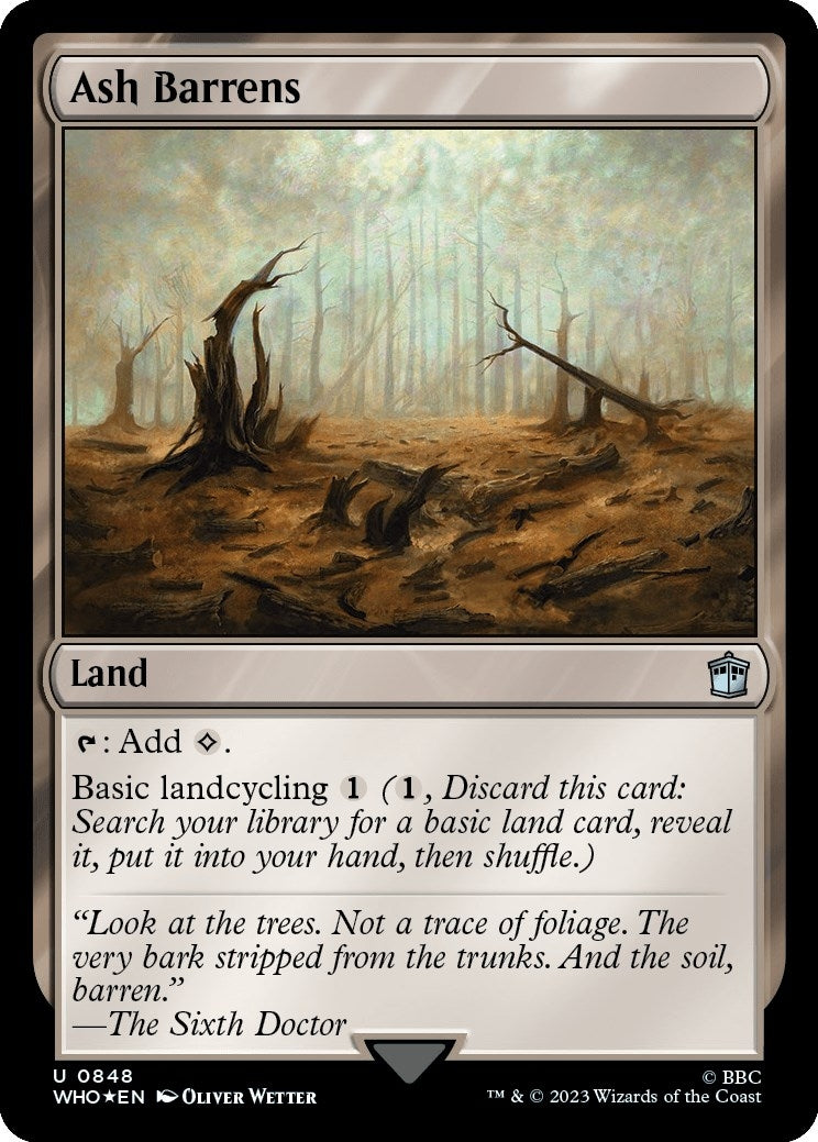Image for Ash Barrens (Surge Foil) (848) (Universes Beyond: Doctor Who) - Magic: The Gathering