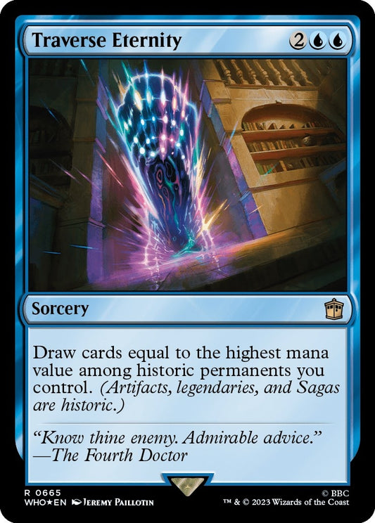 Image for Traverse Eternity (Surge Foil) (665) (Universes Beyond: Doctor Who) - Magic: The Gathering