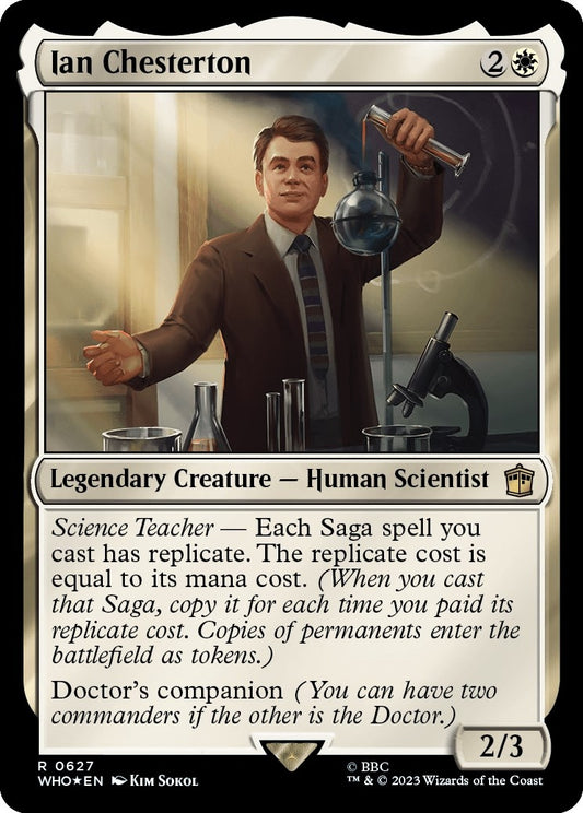 Image for Ian Chesterton (Surge Foil) (627) (Universes Beyond: Doctor Who) - Magic: The Gathering