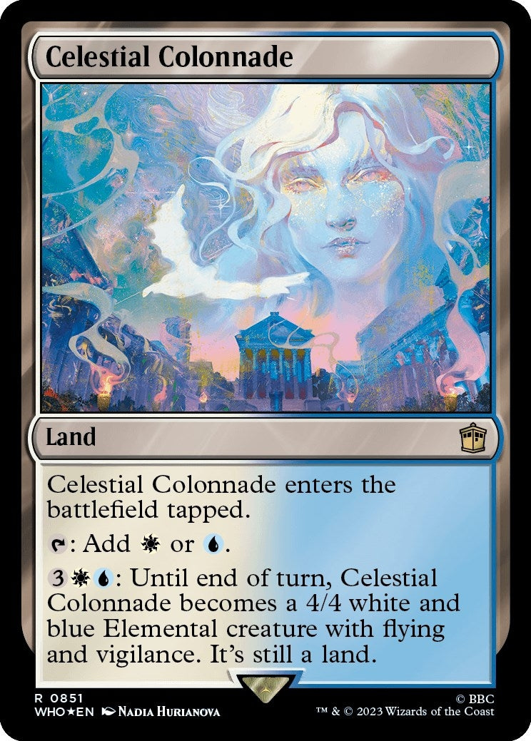 Image for Celestial Colonnade (Surge Foil) (851) (Universes Beyond: Doctor Who) - Magic: The Gathering