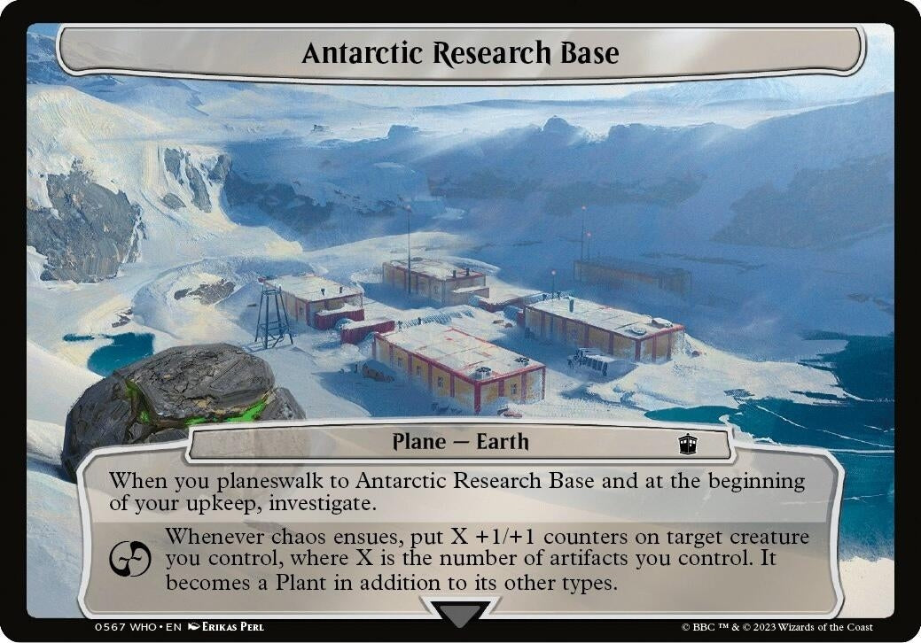 Image for Antarctic Research Base (567) (Planechase: Universes Beyond: Doctor Who) - Magic: The Gathering
