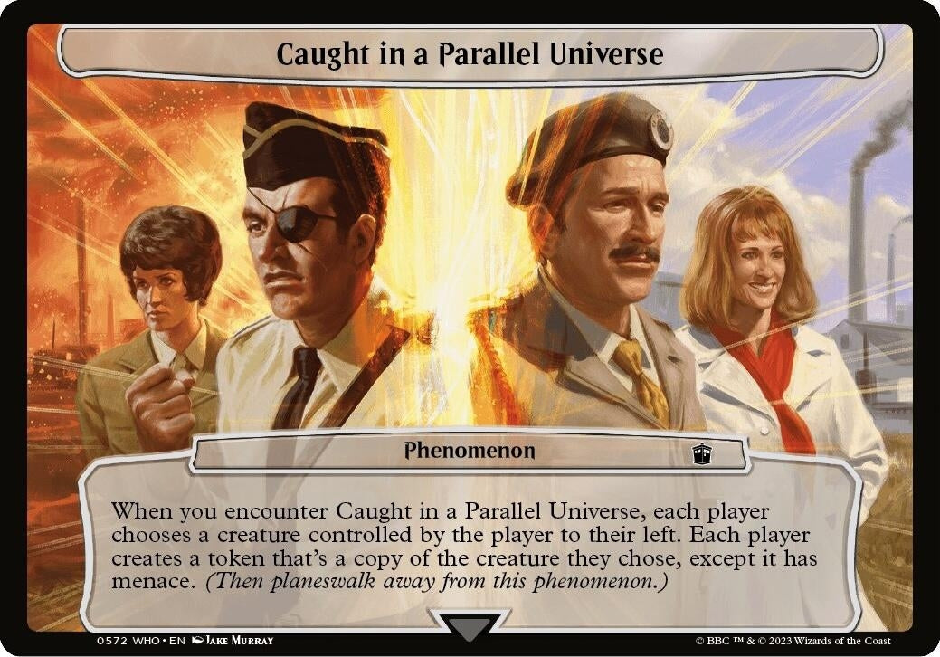 Image for Caught in a Parallel Universe (572) (Planechase: Universes Beyond: Doctor Who) - Magic: The Gathering
