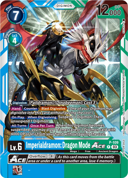 Image for Imperialdramon: Dragon Mode ACE - P-109 (NYCC 2023 Demo Deck) (P-109 P) (Digimon Demo Deck Exclusive Cards) - Digimon Card Game