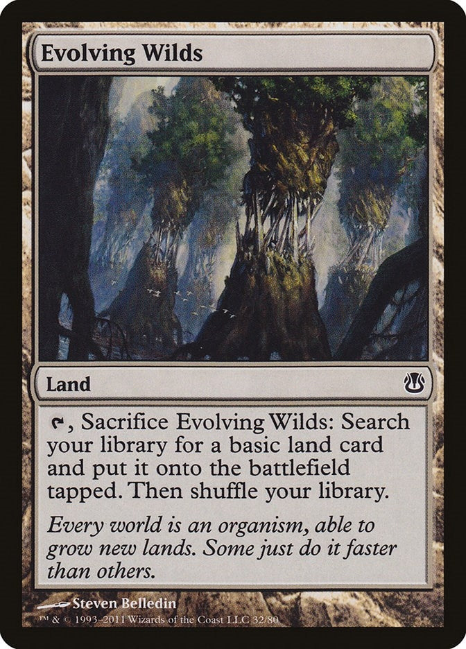 Image for Evolving Wilds (32) (Duel Decks: Ajani vs. Nicol Bolas) - Magic: The Gathering
