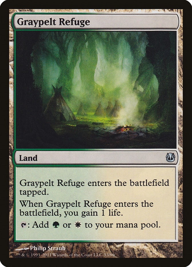 Image for Graypelt Refuge (33) (Duel Decks: Ajani vs. Nicol Bolas) - Magic: The Gathering