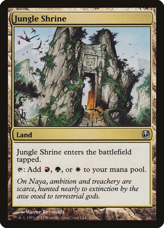 Image for Jungle Shrine (34) (Duel Decks: Ajani vs. Nicol Bolas) - Magic: The Gathering