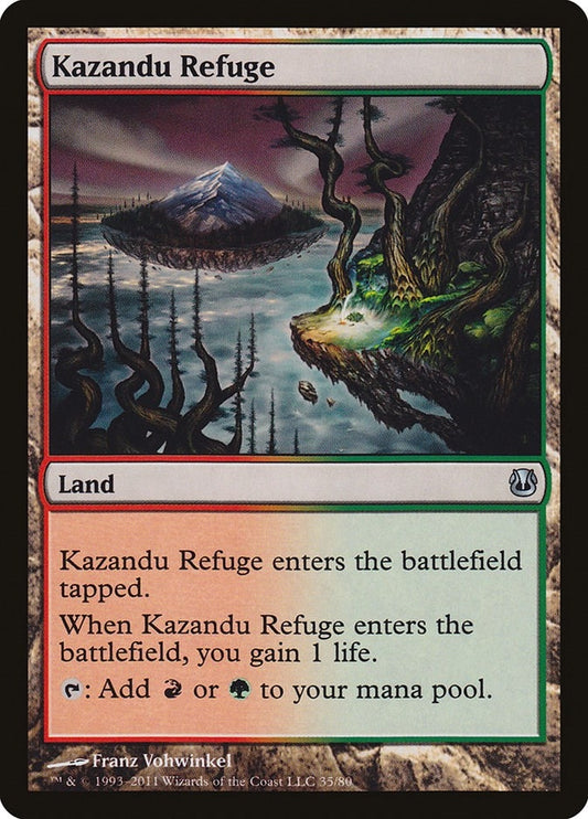 Image for Kazandu Refuge (35) (Duel Decks: Ajani vs. Nicol Bolas) - Magic: The Gathering
